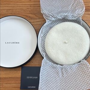 Laulhère Ecru Mini Beret